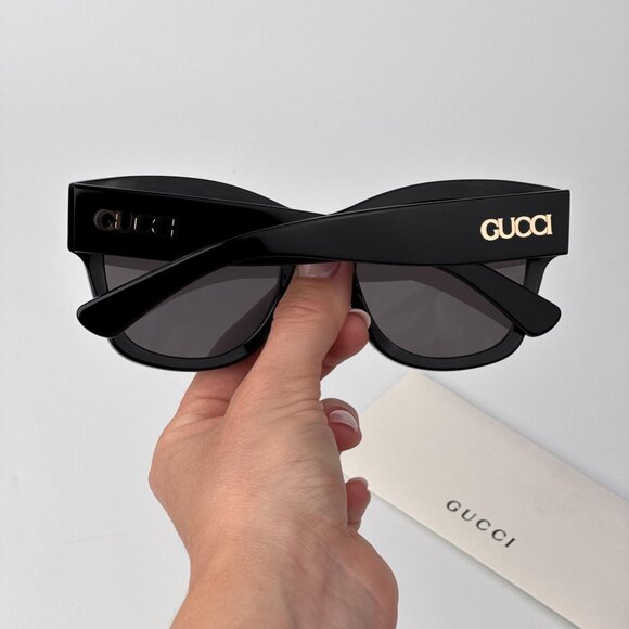 Gucci GG1789S Sunglasses – Black Square Frame Grey Lenses | Model GG1789S 001 - Picture 3 of 12